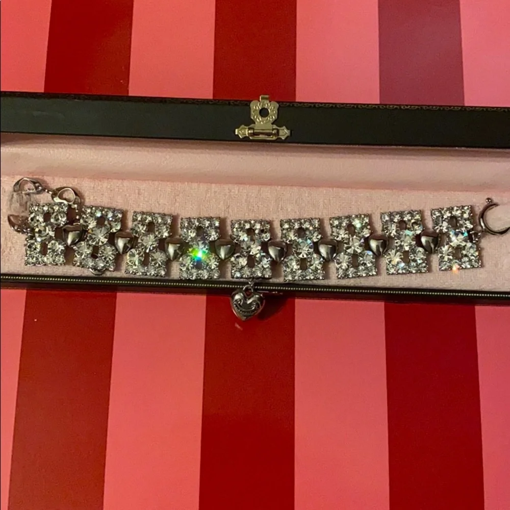 JUICY COUTURE DOGGY COUTURE DIAMOND NECKLACE NEW COLLAR RHINESTONE SWAROVSKI